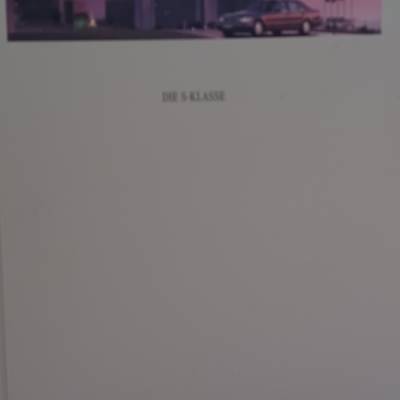 Mercedes-Benz S-Klasse Katalog 1997 – Original Hochglanz Prospekt kaufen