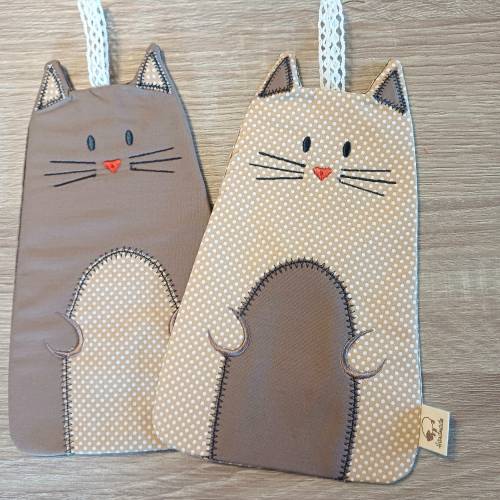 Topflappen Katze Katzen