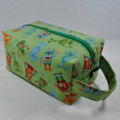 Kinderkulturtasche Monster – Kinderkulturbeutel mit Henkel, Baumwolle, Geschenkidee