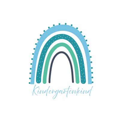 Kindergartenkind Regenbogen PNG SVG Datei - Download Plotterdatei - Plotter File - Kindergarten Vorschule Schule Kita