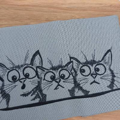 Küchenhandtuch Geschirrtuch Katzen