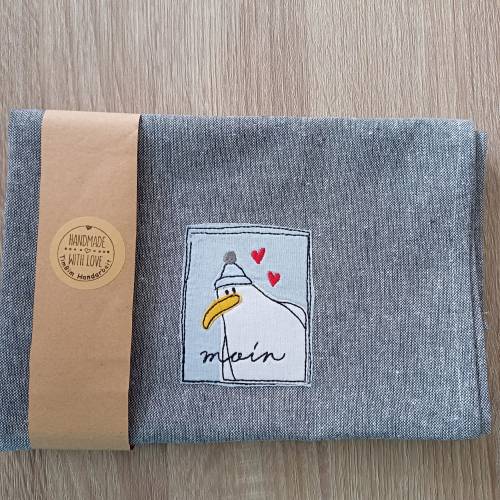 Küchenhandtuch Geschirrtuch Möwe Meer Moin