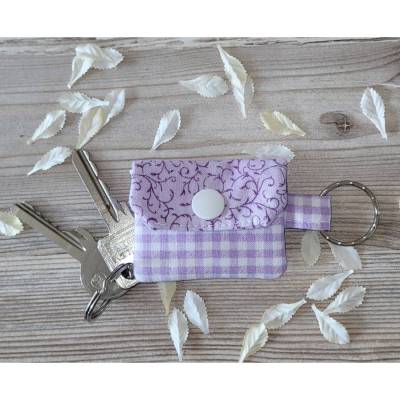 Chiptäschchen mit Schlüsselring und Einkauf-Chip/ Taschenbaumler/ Schlüsselanhänger