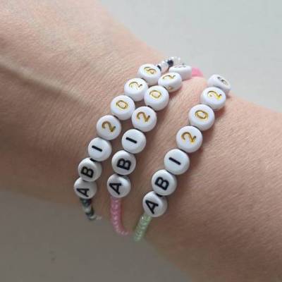 Abi 2026 Armband – Geschenk zum Schulabschluss - Andenken für die Klasse