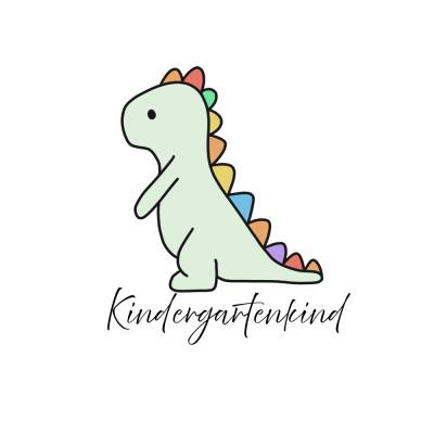 Kindergartenkind Dinosaurier PNG SVG Datei - Download Plotterdatei - Plotter File - Kindergarten Vorschule Schule Kita 