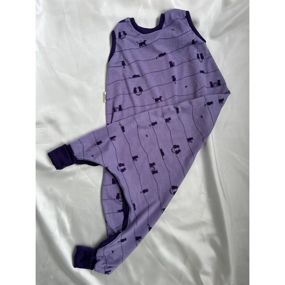 Schlafsack mit Beinen Wolle/Seide 98 104 110 116