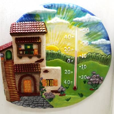 Romantisches Aussenthermometer für draussen