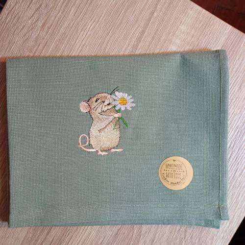 Küchenhandtuch Geschirrtuch Maus