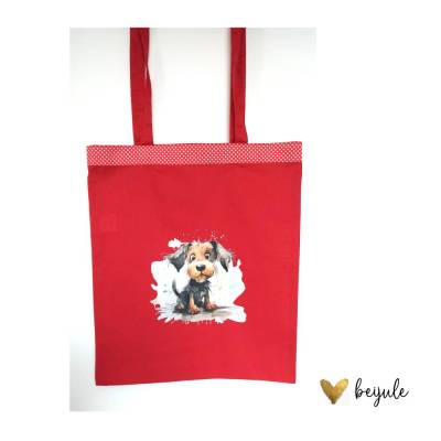 Taschenbeutel mit Hundemotiv