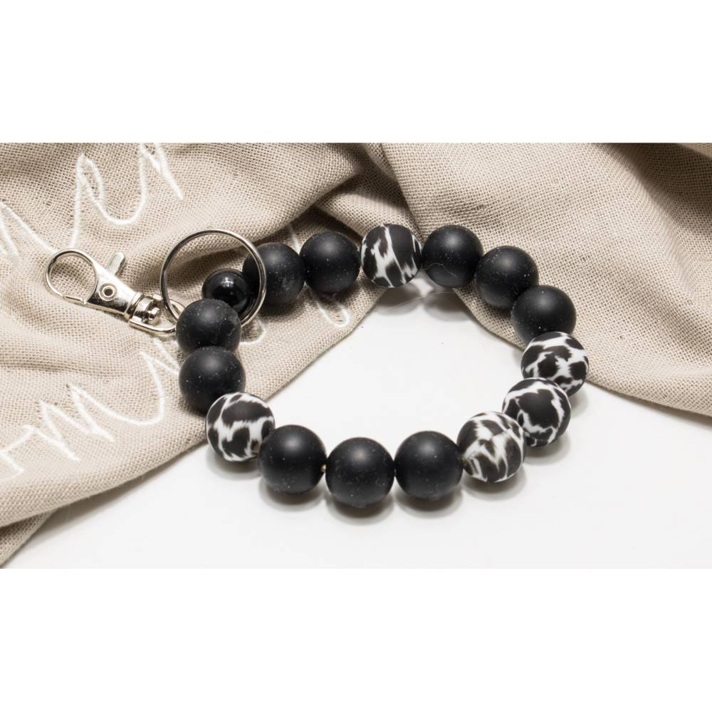 Schlüsselarmband Schlüsselanhänger Armband Schlüssel Armband Geschenk Frau Farbwahl Anhänger Bild 2