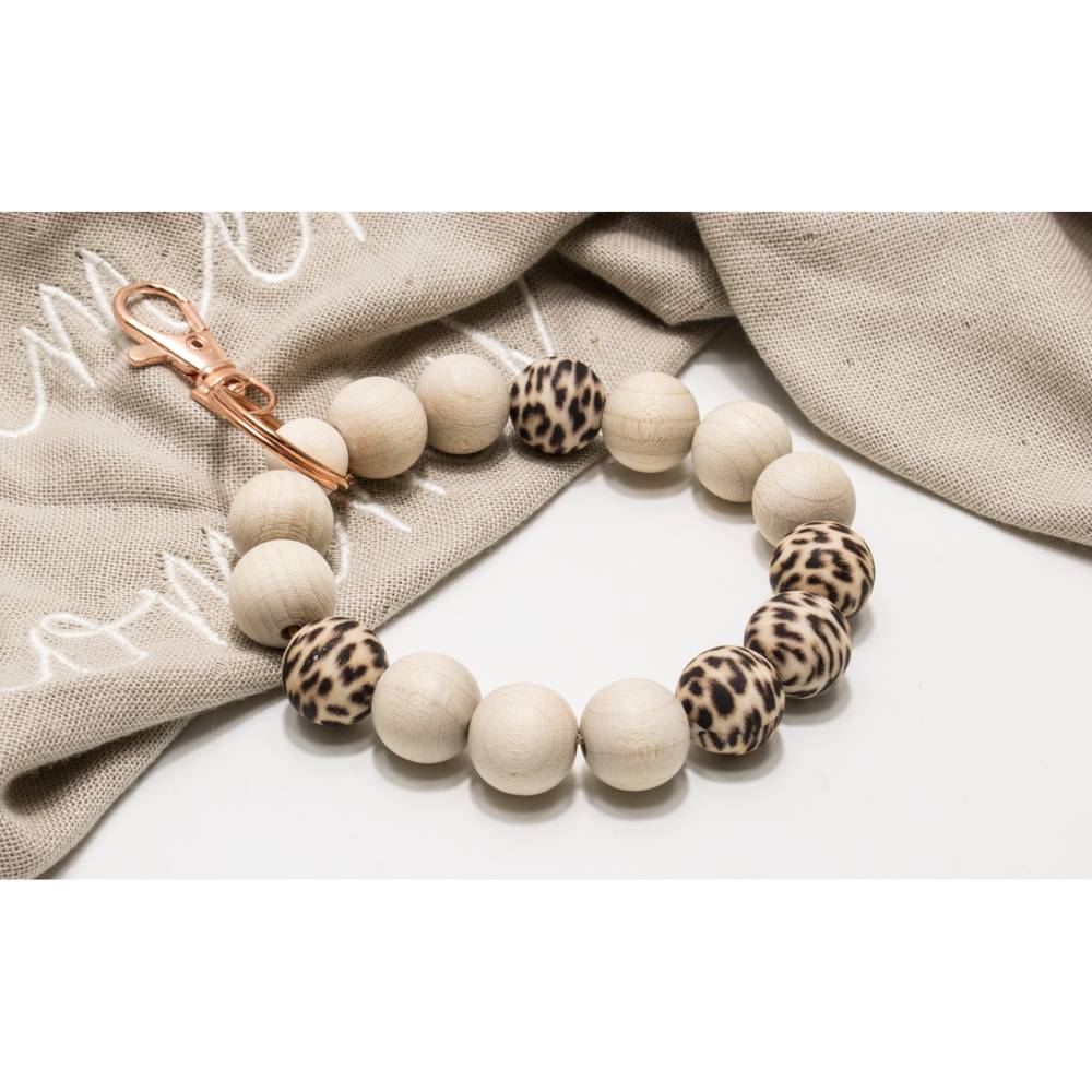 Schlüsselarmband Schlüsselanhänger Armband Schlüssel Armband Geschenk Frau Farbwahl Anhänger Bild 5