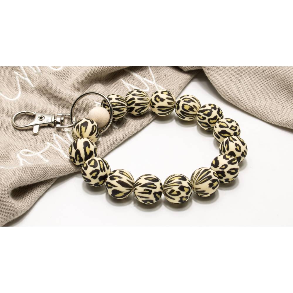 Schlüsselarmband Schlüsselanhänger Armband Schlüssel Armband Geschenk Frau Farbwahl Anhänger Bild 6