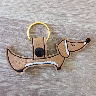 Schlüsselanhänger Dackel Hund