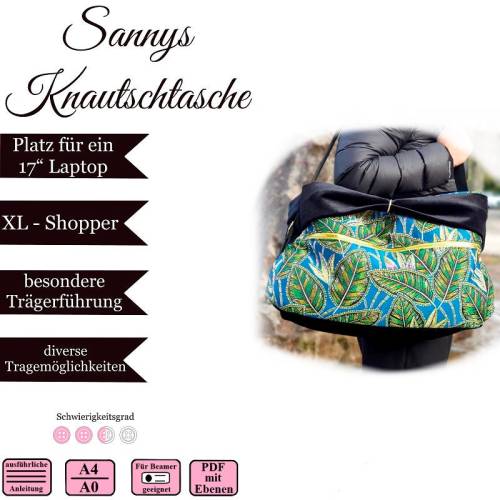 Sannys Knautschtasche - EBook und Nähanleitung