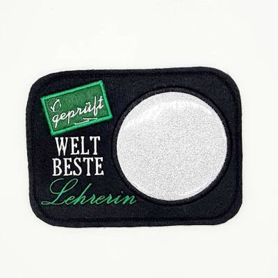 Stickdatei Mug Rug Lehrer 13x18