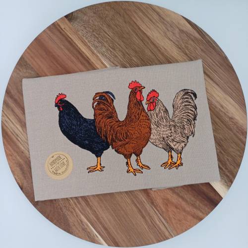Küchenhandtuch Geschirrtuch Huhn Hühner