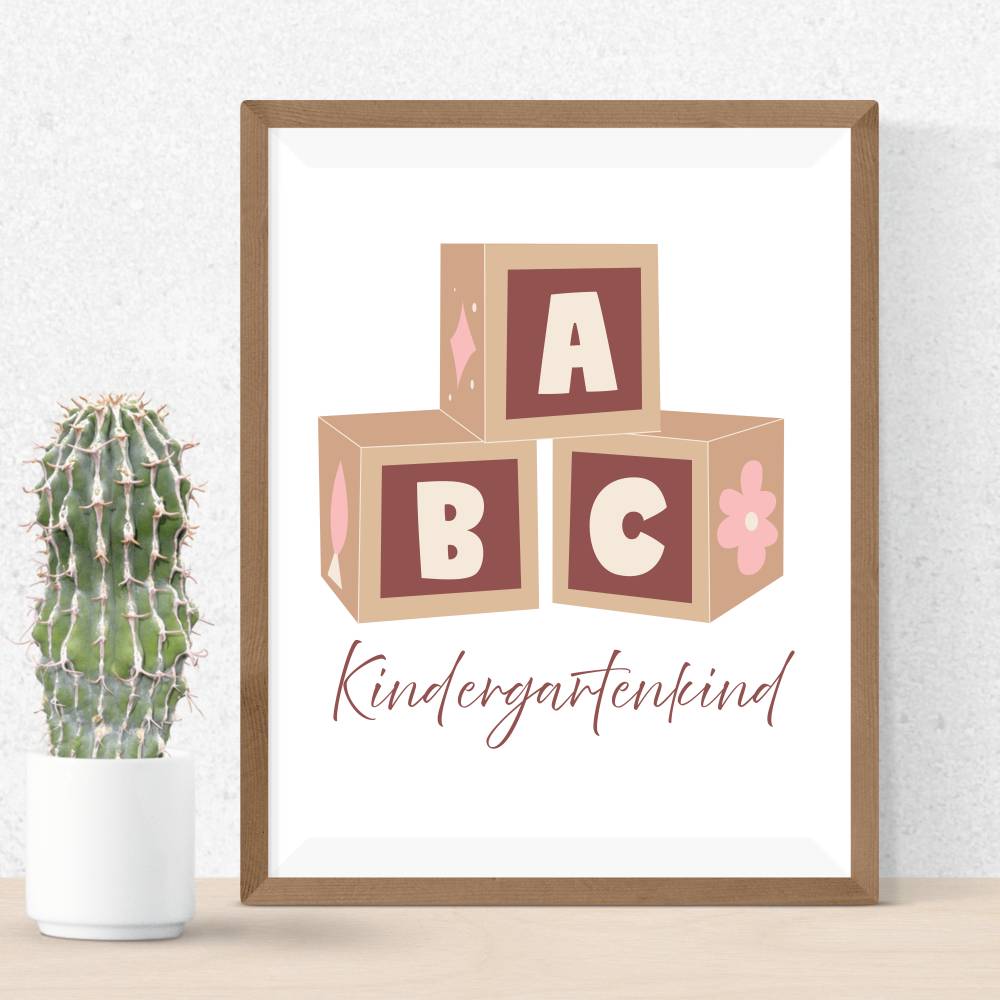 Kindergartenkind abc PNG SVG Datei - Download Plotterdatei - Plotter File - Kindergarten Vorschule Schule Kita Fox Bild 4