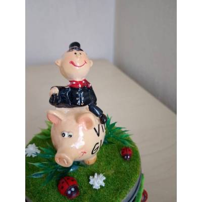 Geldgeschenk Glücksschwein Metalldose – Originelle Geschenkbox für Geburtstag, Abitur & Jubiläum - Jahrestag