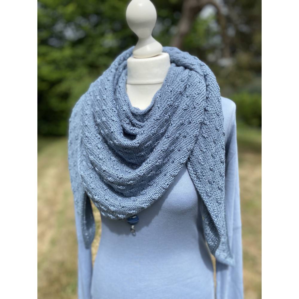 Strickanleitung Lizas Tuch Little Blossoms Bild 7