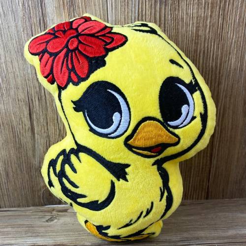 Stickdatei ITH Entchen Schnuggelinchen für Rahmen 13x18 cm, Maschinenstickerei, ITH Stickmuster mit Tiermotiv