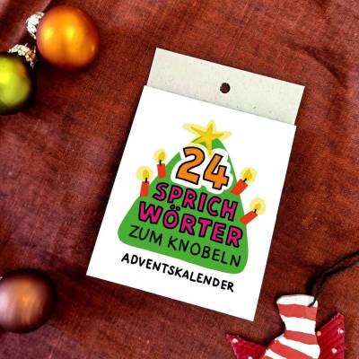 Adventskalender Sprichwort-Bilderrätsel – Witziger Knobelspaß für die Adventszeit