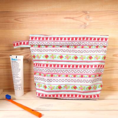 Wetbag Nasstasche aus Wachstuch – Wasserdichte Windeltasche & Beutel für Wechselkleidung, Badesachen, Kosmetik