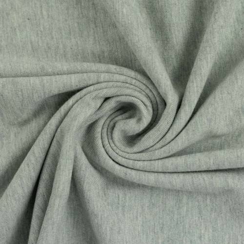 Sweat Eike meliert mint, angeraut, 1263