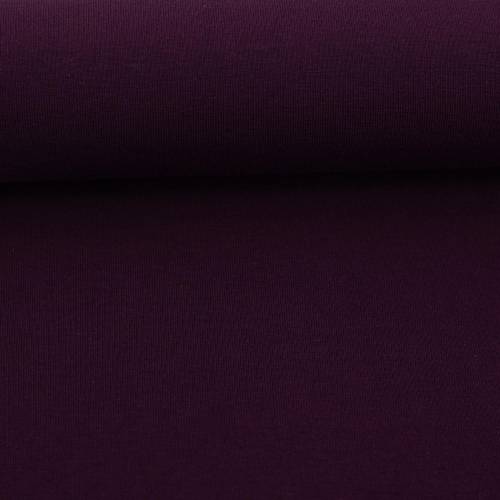 French Terry/Sommersweat Maike, aubergine 938, W25/26, Swafing