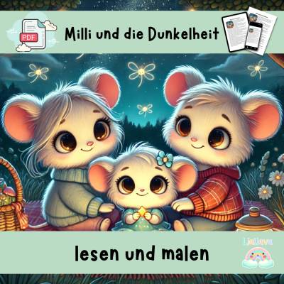 Milli und die Dunkelheit - Affirmation - Mutmacher Geschichte zum Vorlesen für Kinder - Angst vor der Dunkelheit