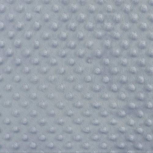 Minky Fleece, Noppenfleece, rauchblau