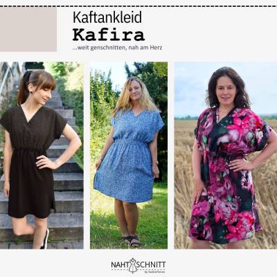 Kaftankleid Kafira - weit geschnitten, nah am Herz | bequemes, luftiges Sommerkleid, Gr. 75–128 cm BU - Naht&Schnitt-
