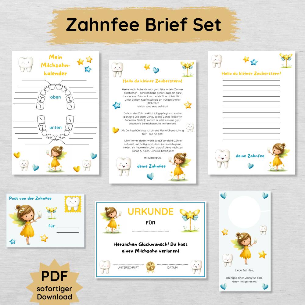 Brief Von Der Zahnfee Kostenlos