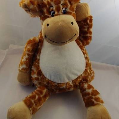 Stofftier Giraffe bestickt verschiedene Texte möglich bestickt verschiedene Texte möglich