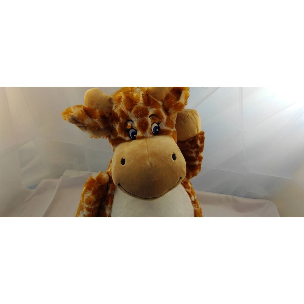 Stofftier Giraffe bestickt verschiedene Texte möglich bestickt verschiedene Texte möglich Bild 2
