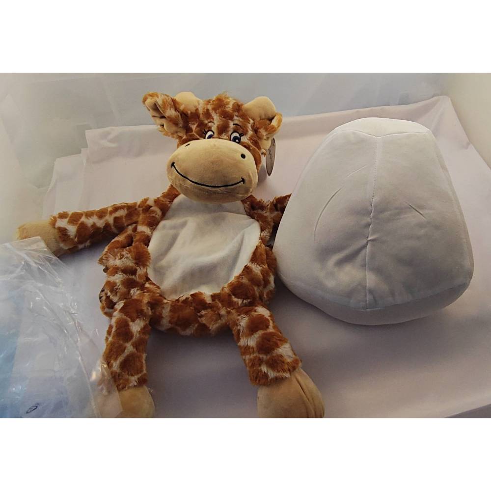 Stofftier Giraffe bestickt verschiedene Texte möglich bestickt verschiedene Texte möglich Bild 6