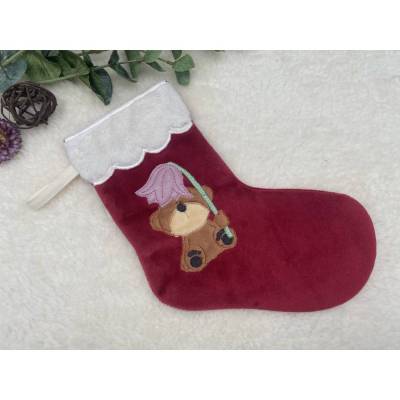 Weihnachtsstrumpf individuell mit Wunschmotiv – personalisiertes Weihnachtsgeschenk