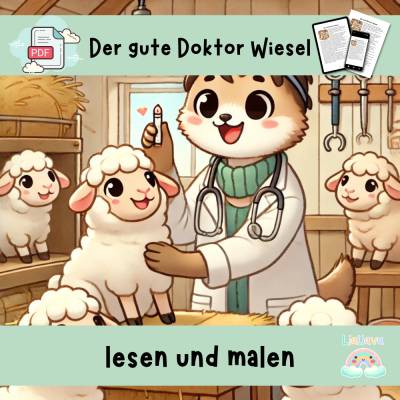 Der gute Doktor Wiesel - Affirmation - Mutmacher Geschichte zum Vorlesen für Kinder - Angst vor dem Arztbesuch