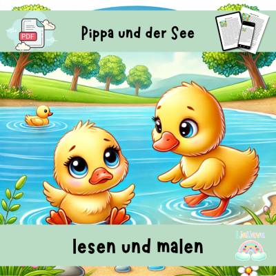 Pippa und der See - Affirmation - Mutmacher Geschichte zum Vorlesen für Kinder - Angst zu schwimmen