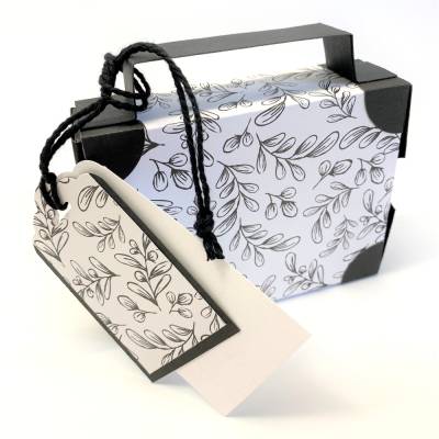 Koffer aus Karton – Handgemachte Geschenkverpackung für Urlaub, Reisegutschein oder Geldgeschenk (12x9x3,5cm)