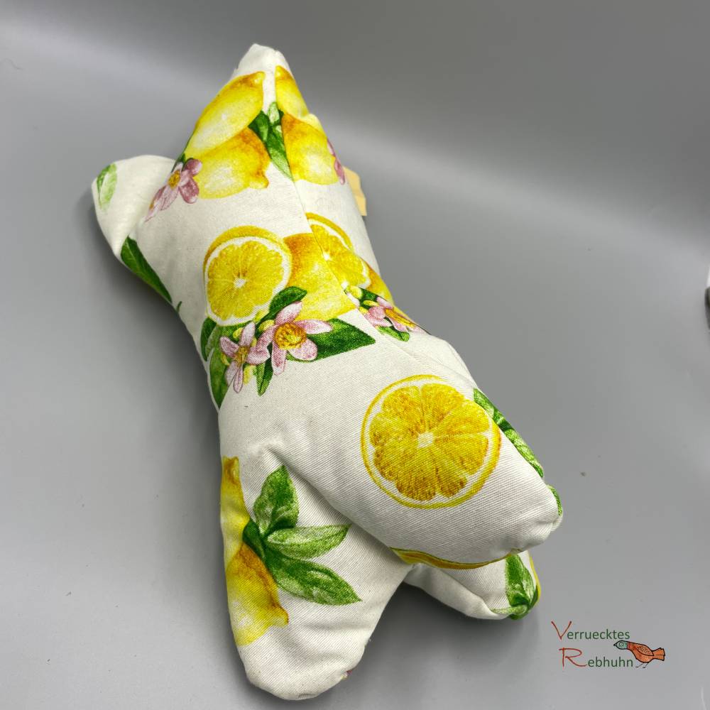 Lese-Relax Knochen gefüllt mit Bio Dinkelspelz – Ergonomisches Nackenkissen für entspanntes Lesen Bild 3