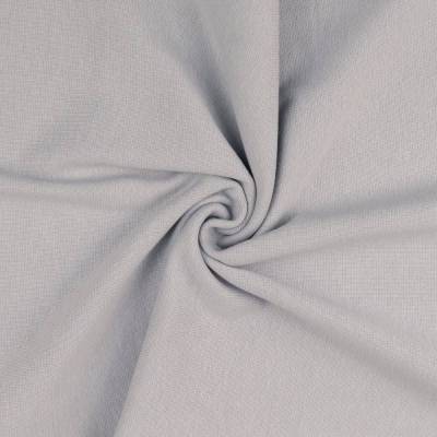 Stoff Baumwolle Stretch Bündchen Schlauchware 34/68 cm hellgrau Bündchenware