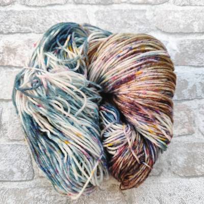 Sockenwolle Wolkenspiel Atelier Zitron Merino handgefärbt