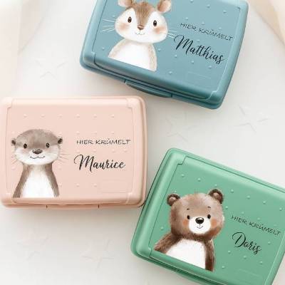 Brotdose Kind, Lunchbox personalisiert Kinder, Geburtstagsgeschenk, Brotdose personalisiert, Brotbüchse, Brotdose Kinder