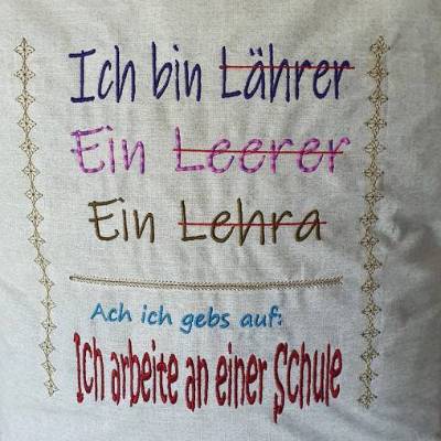 Lehrer Stickdatei von DreamEmbroid – Abschiedsgeschenk für Lehrkräfte, 2 Größen, Sofortdownload