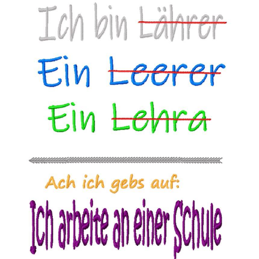 Lehrer Stickdatei von DreamEmbroid – Abschiedsgeschenk für Lehrkräfte, 2 Größen, Sofortdownload Bild 2