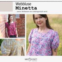 Webbluse Minetta – wenn Webware ein Lieblingsstück wird | luftige Sommerbluse, Gr. 75–122 cm BU