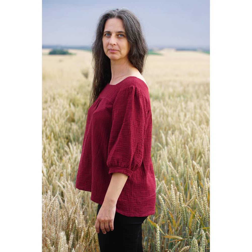 Webbluse Minetta – wenn Webware ein Lieblingsstück wird | luftige Sommerbluse, Gr. 75–122 cm BU Bild 8
