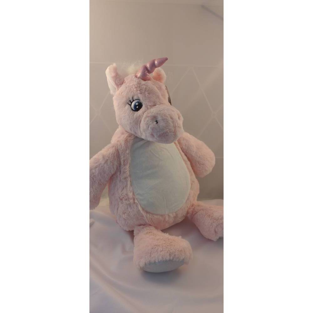 Stofftier Einhorn Unicorn bestickt verschiedene Texte möglich Bild 2