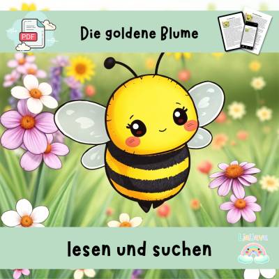 Die goldene Blume - Affirmation - Mutmacher Geschichte zum Vorlesen für Kinder - fleißig & hilfsbereit