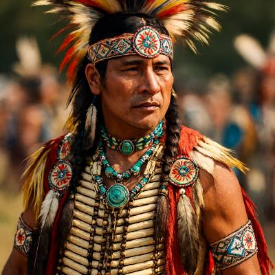 „Würde des Windes – Porträt eines Häuptlings“